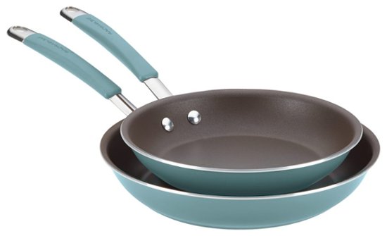 Rachael Ray - Cucina 2-Piece Skillet Set - Agave Blue